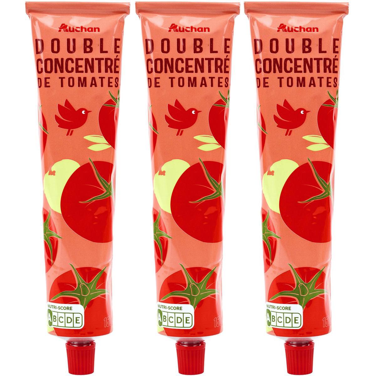2050000408663 - Auchan - Double concentré de tomates en tube