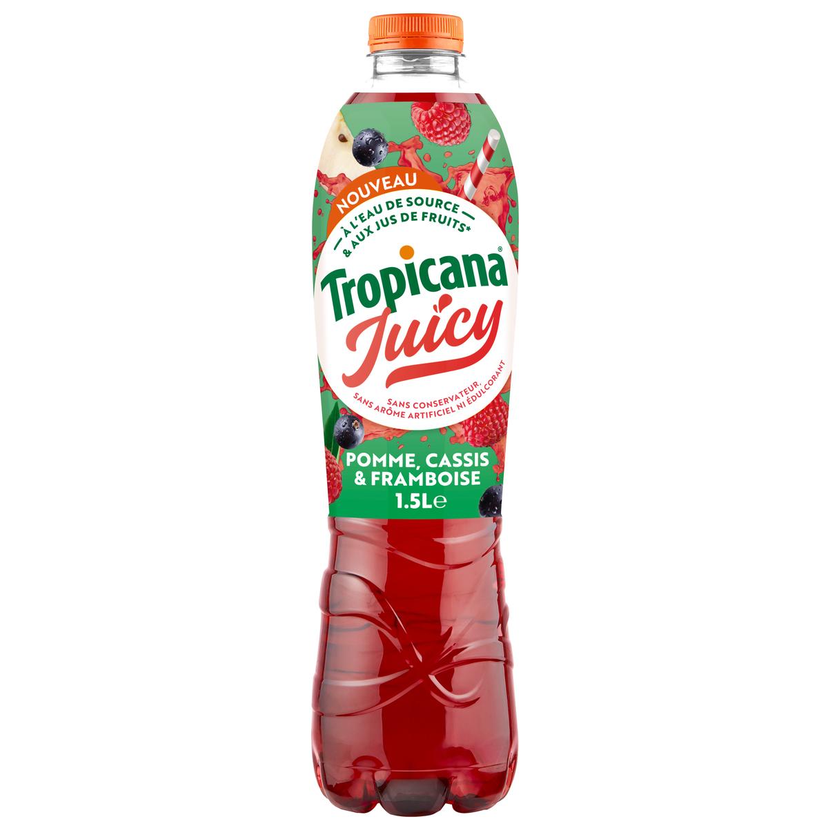 1210002000864 - Tropicana - Boisson aux jus de fruits, aromatisée saveur pomme cassis framboise