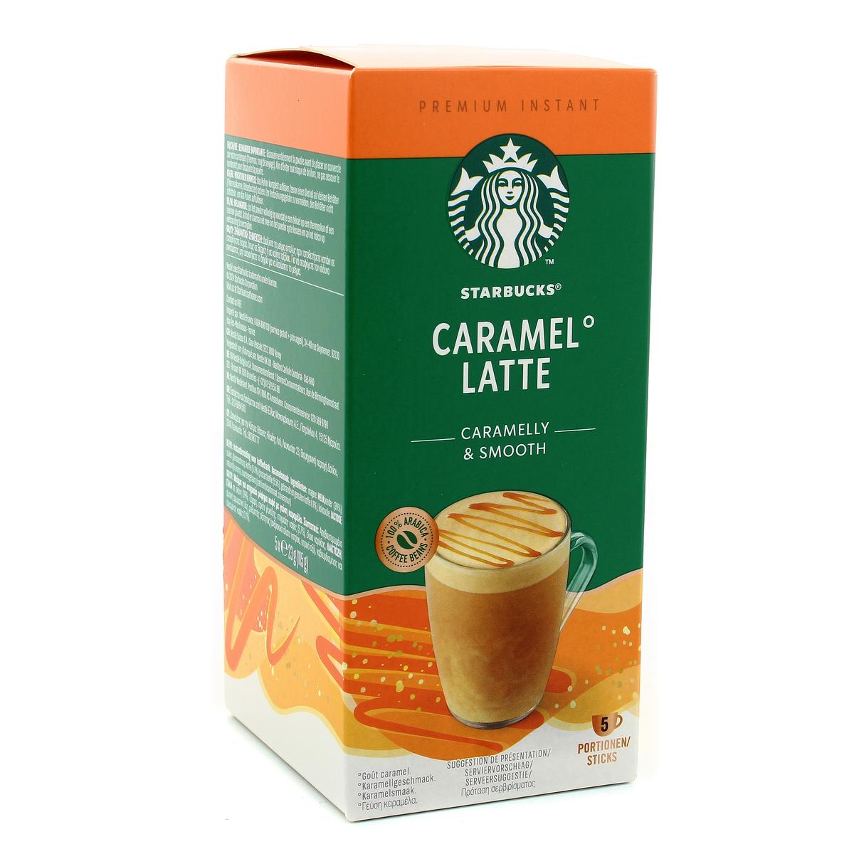 Livraison à Domicile Starbucks Caramel Late Stick X5 5 Unités 7575