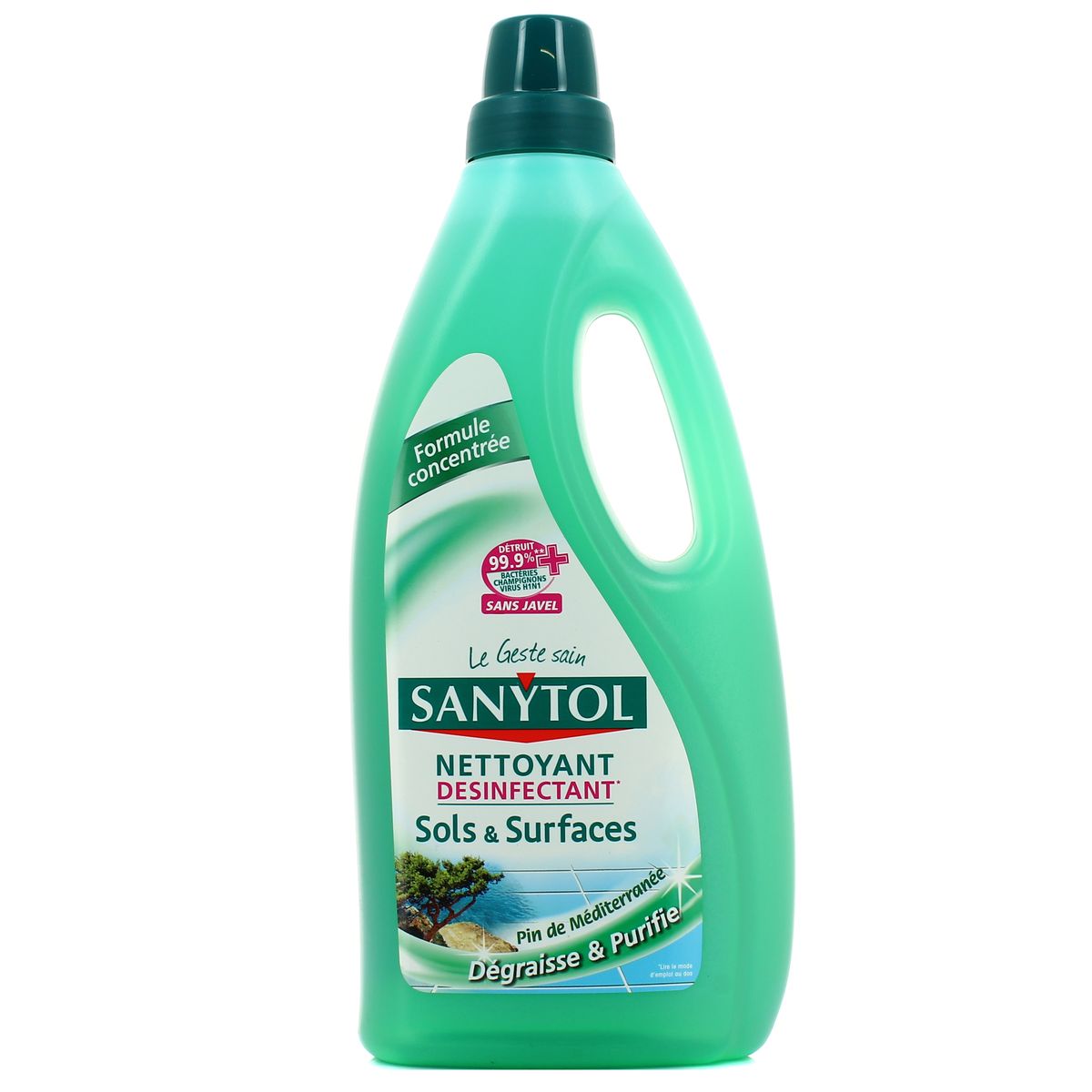 Sanytol Nettoyant désinfectant sols & surfaces anti-allergènes senteur  fraîche 1L - Bricaillerie