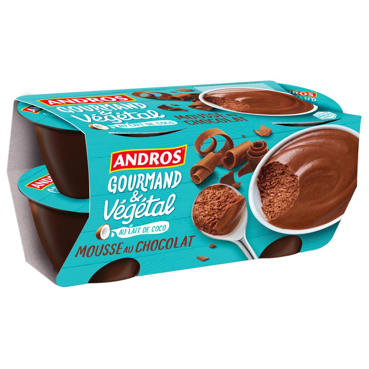 3608580942764 - Andros Gourmand et Végétal - Mousse au chocolat végétale