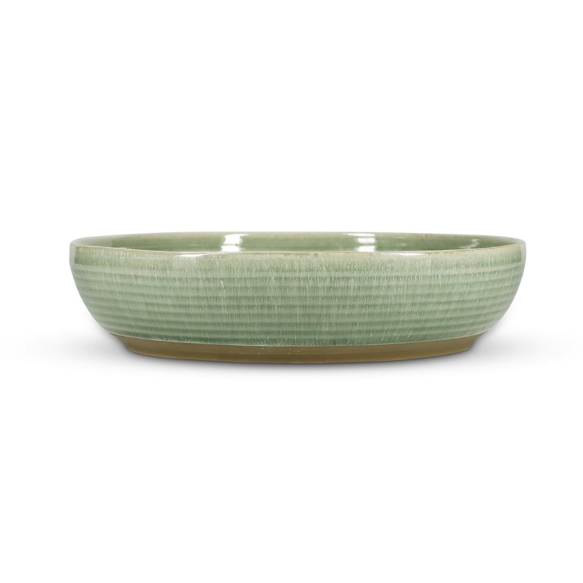 5410595773664 - Collection Caméo - Plat à servir 32xH7,5cm vert Cameo