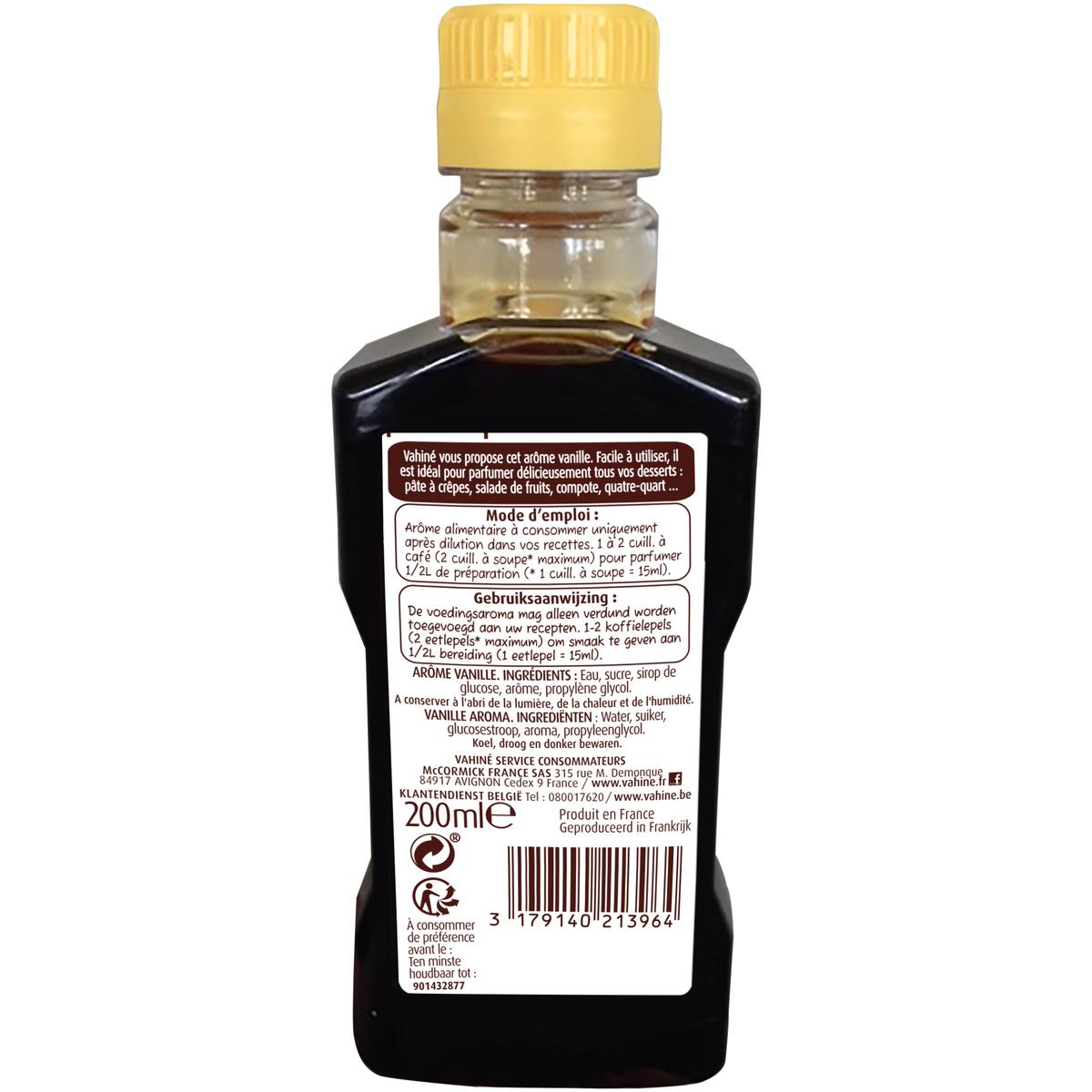 Vahiné Arôme Vanille Liquide 200 ml - PatPro distribution
