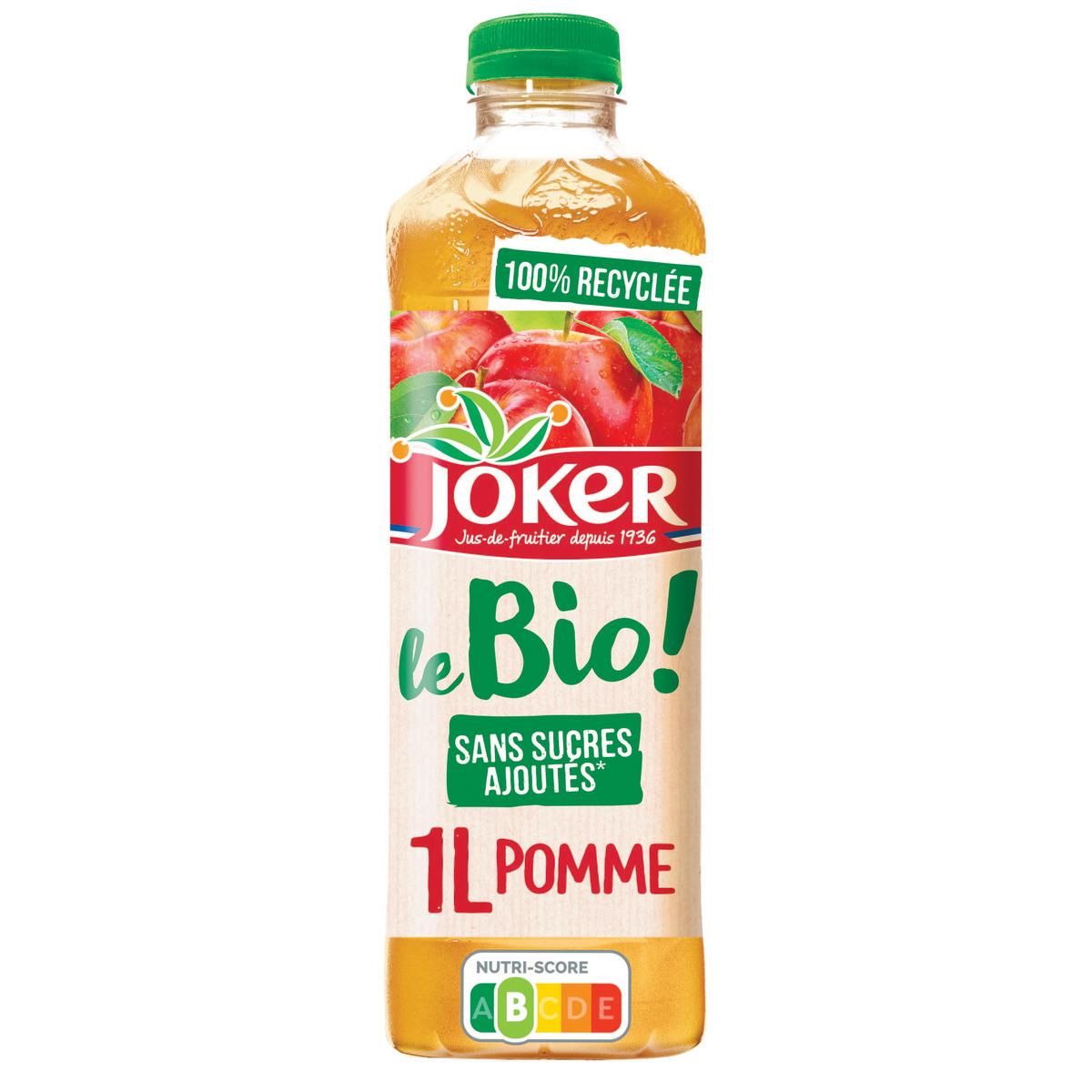 3123349014464 - Joker - Jus de pomme Le Bio sans sucres ajoutés