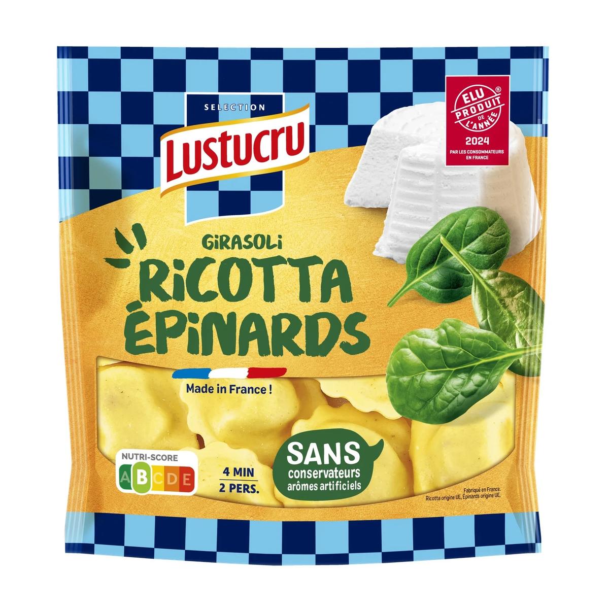 3240931545264 - Lustucru - Girasolli Ricotta Epinard