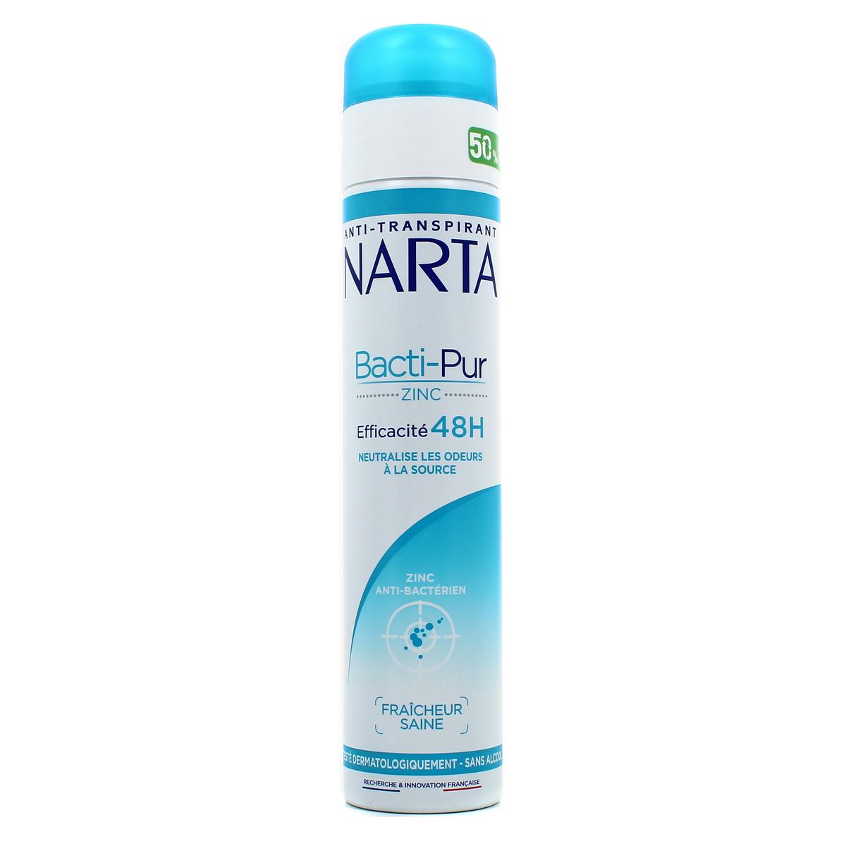 3600551146164 - Narta - Déodorant Bacti-Pur Zinc Anti-Bactérien