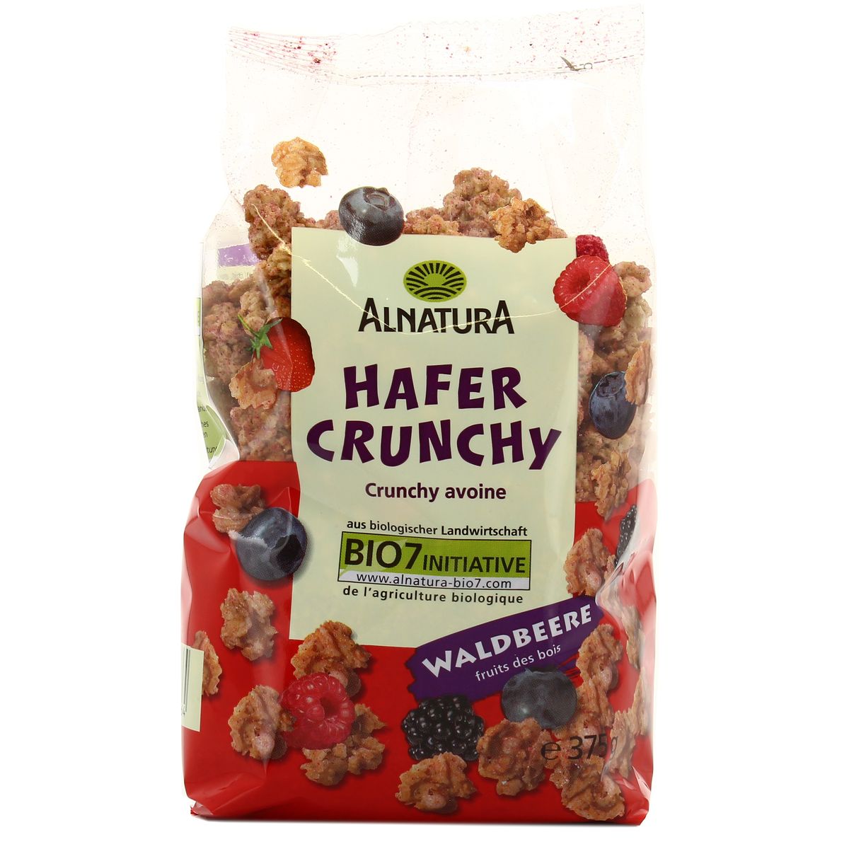 Livraison A Domicile Alnatura Crunchy Avoine Fruits Des Bois Bio 375g