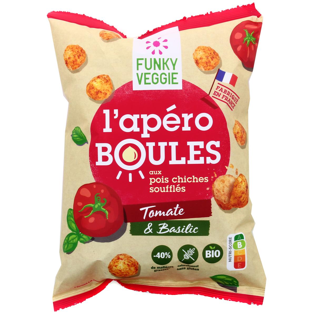 Livraison A Domicile Funky Veggie L Apero Boules Tomate Basilic 50g
