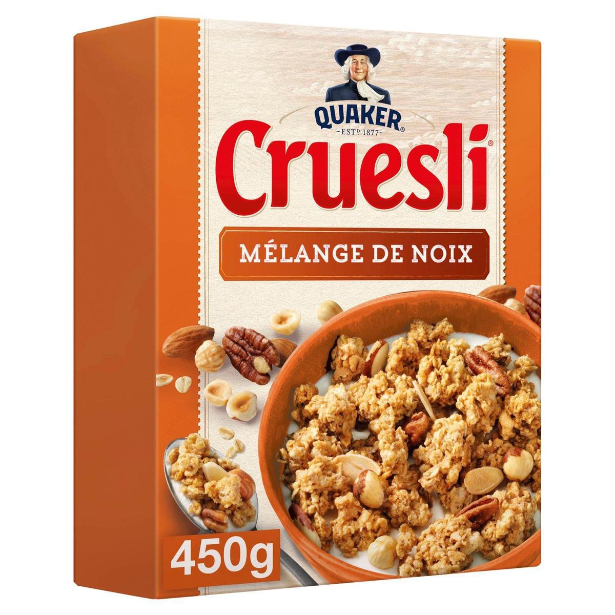 3168930010265 - Quaker - Céréales Mélange de Noix