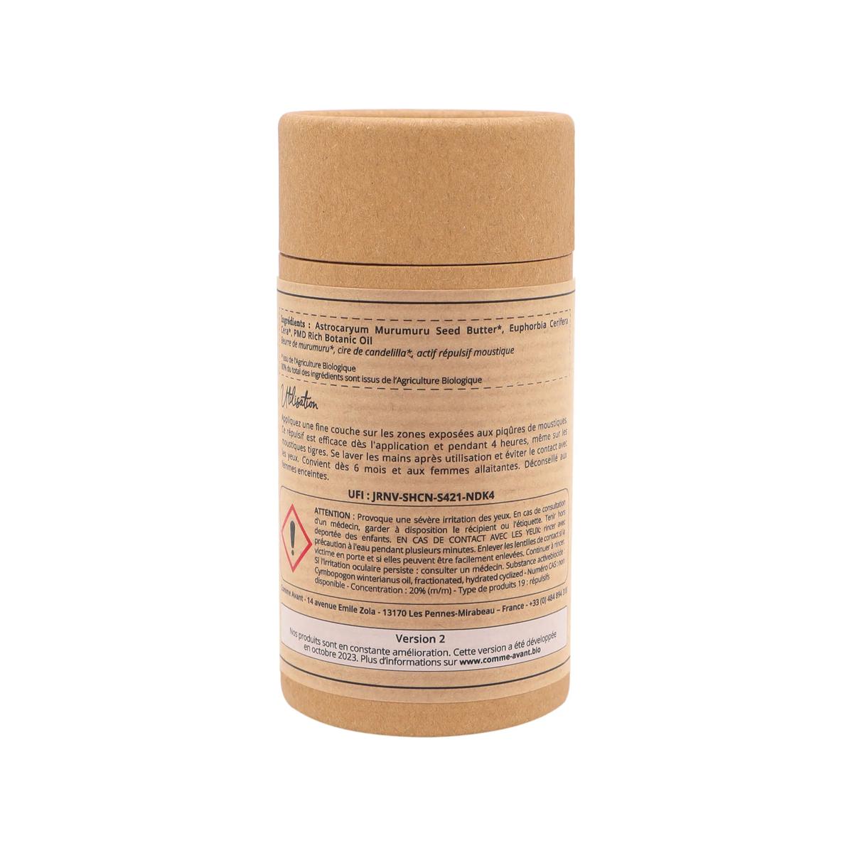3760349310365 - Comme Avant - Répulsif anti-moustique solide au beurre de murumuru