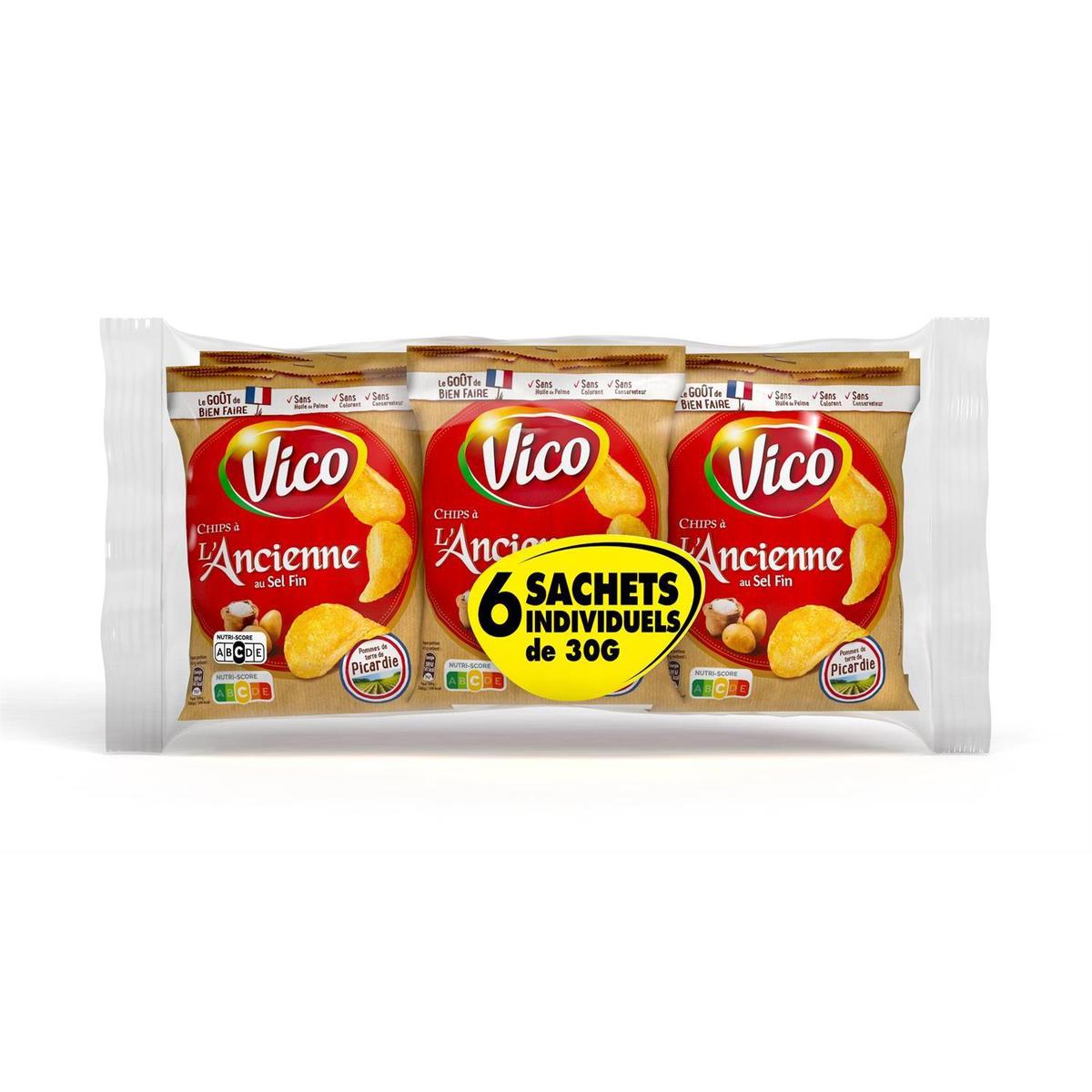 3336971803065 - Vico - Chips à l'ancienne au sel fin