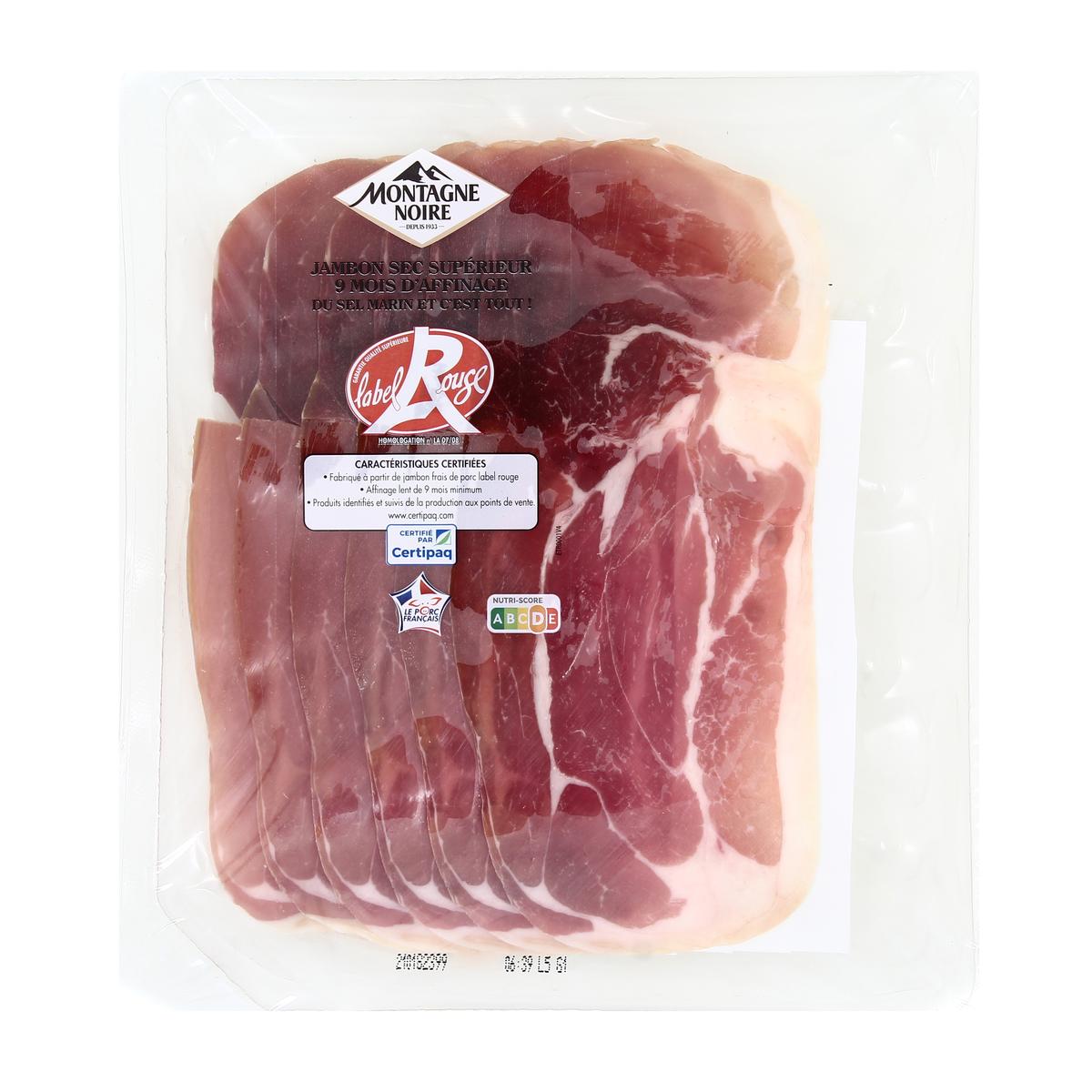 3339720414765 - Montagne Noire - Jambon Sec Supérieur 9 mois, Label Rouge