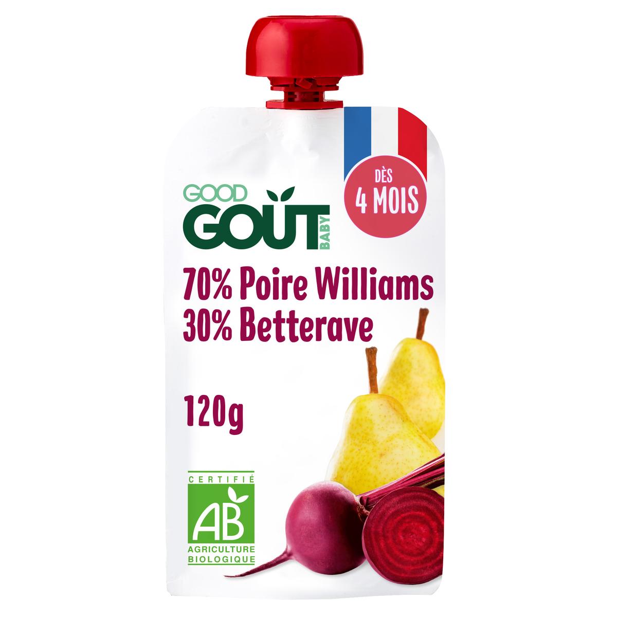3760269315365 - Good Goût - Poire Betterave bio Gourde Bébé Dès 4 mois