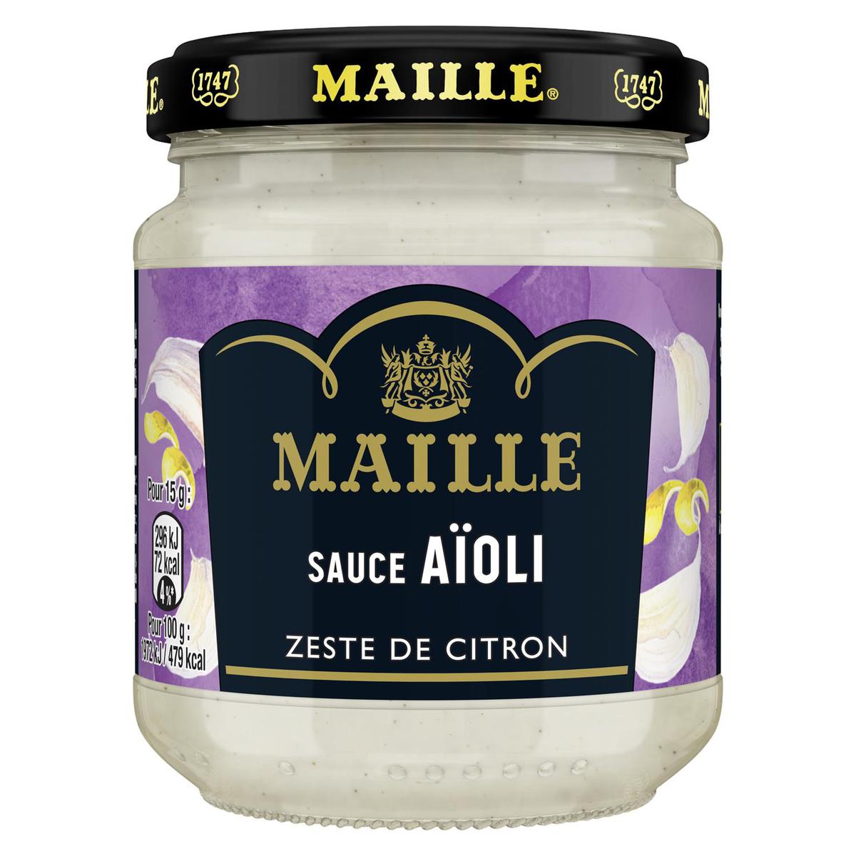 8720182305565 - Maille - Sauce Aioli et zeste de citron