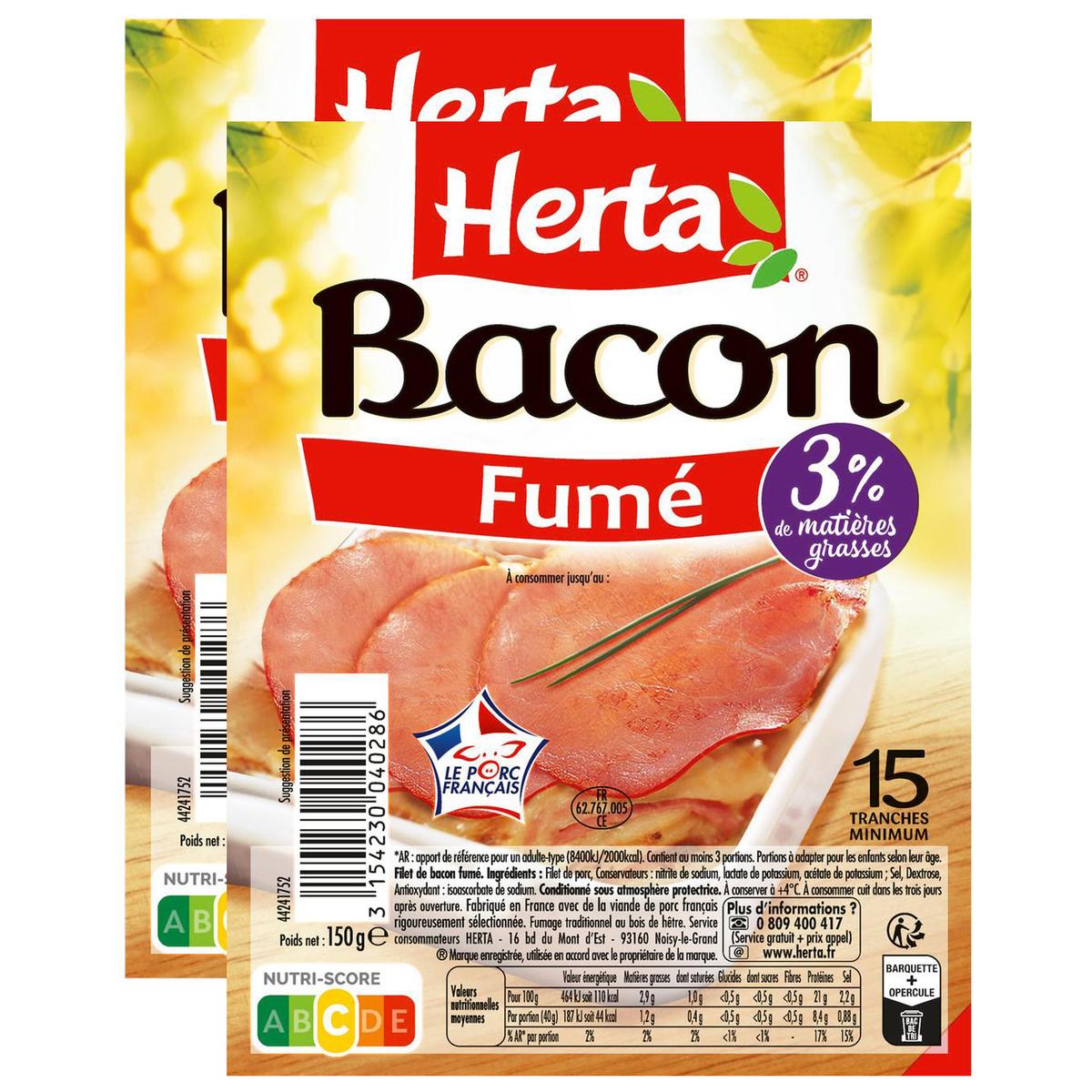 2050000396465 - Herta - Bacon Fumé
