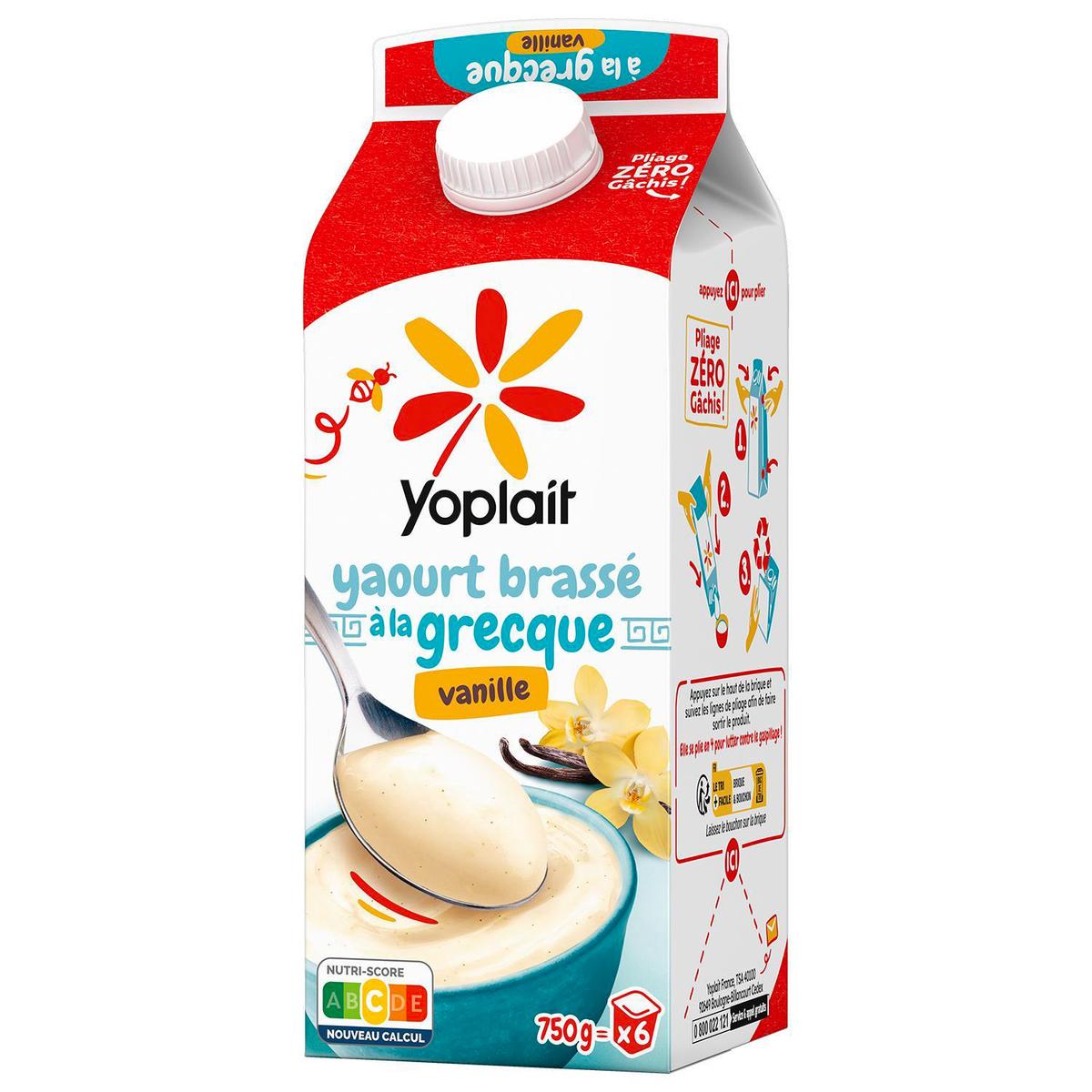 3329770089365 - Yoplait - Yaourt à la Grecque vanille en brique