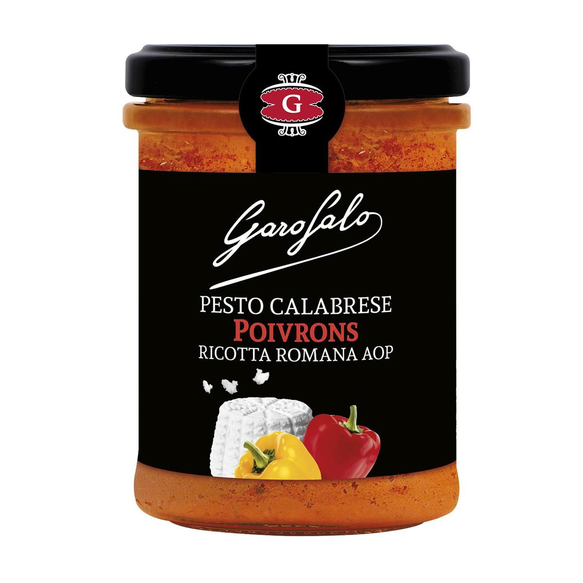 3700935390166 - Garofalo - Sauce Pesto Calabrese Poivrons Ricotta Romana AOP