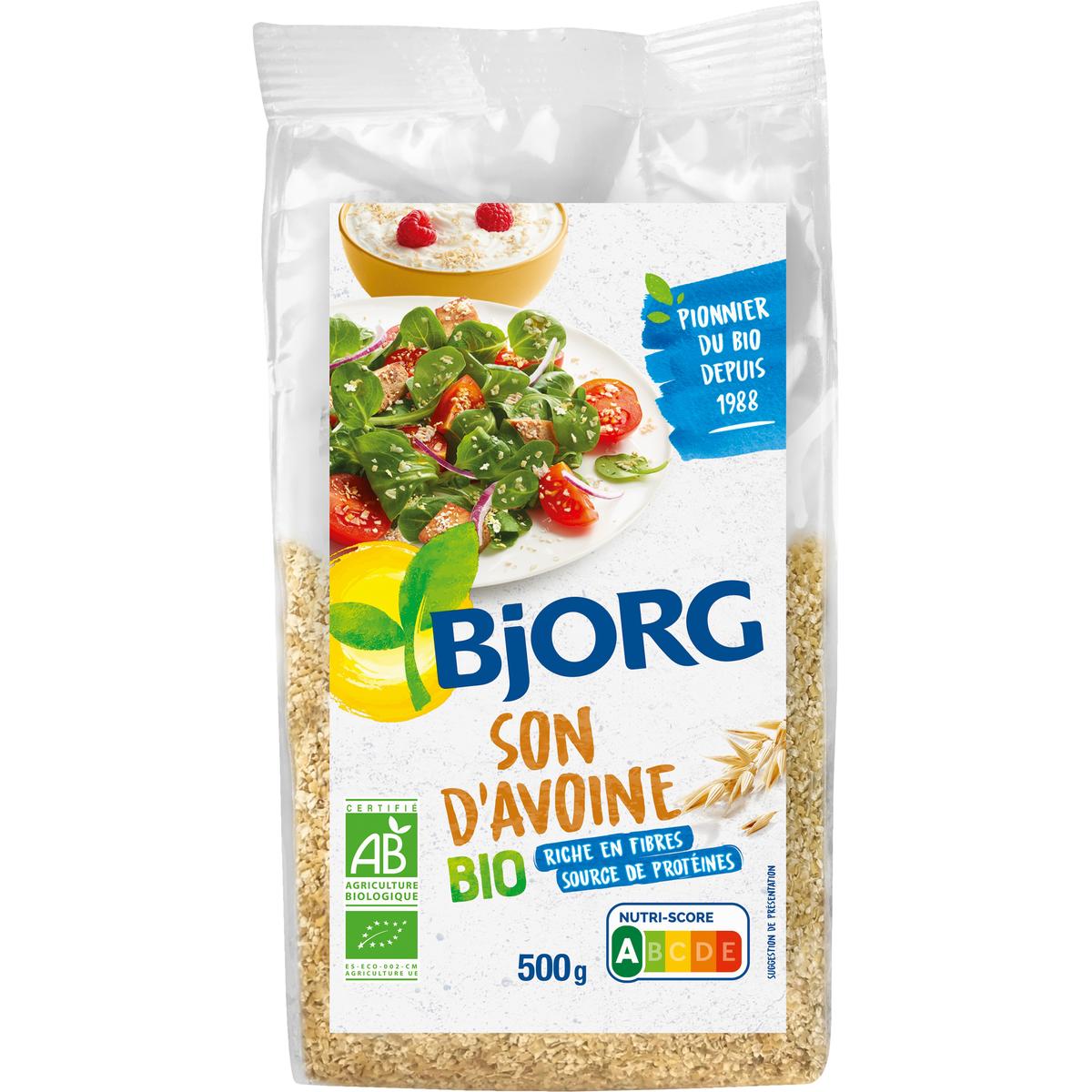 Son d'avoine BIO, Bjorg (500 g)  La Belle Vie : Courses en Ligne -  Livraison à Domicile