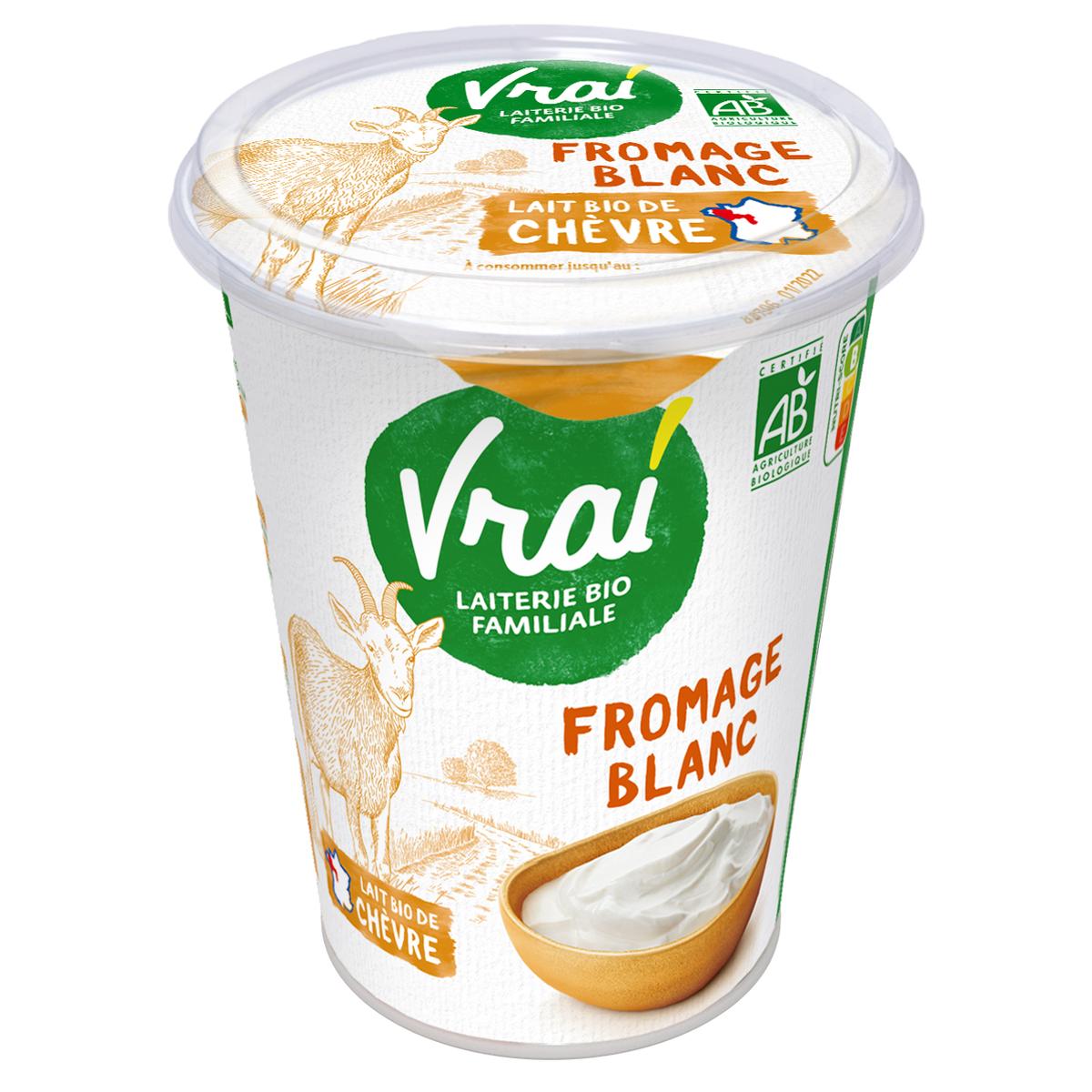 3273220541166 - Vrai - Fromage blanc au lait de chèvre bio