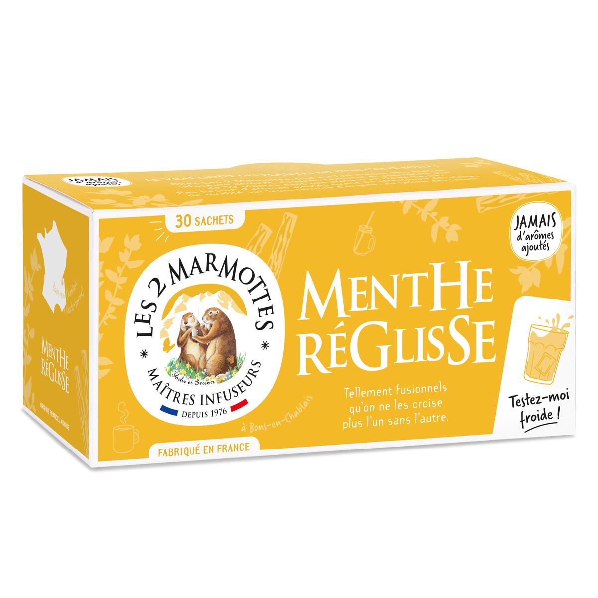 3422150002166 - Les 2 Marmottes - Infusion menthe réglisse 42g