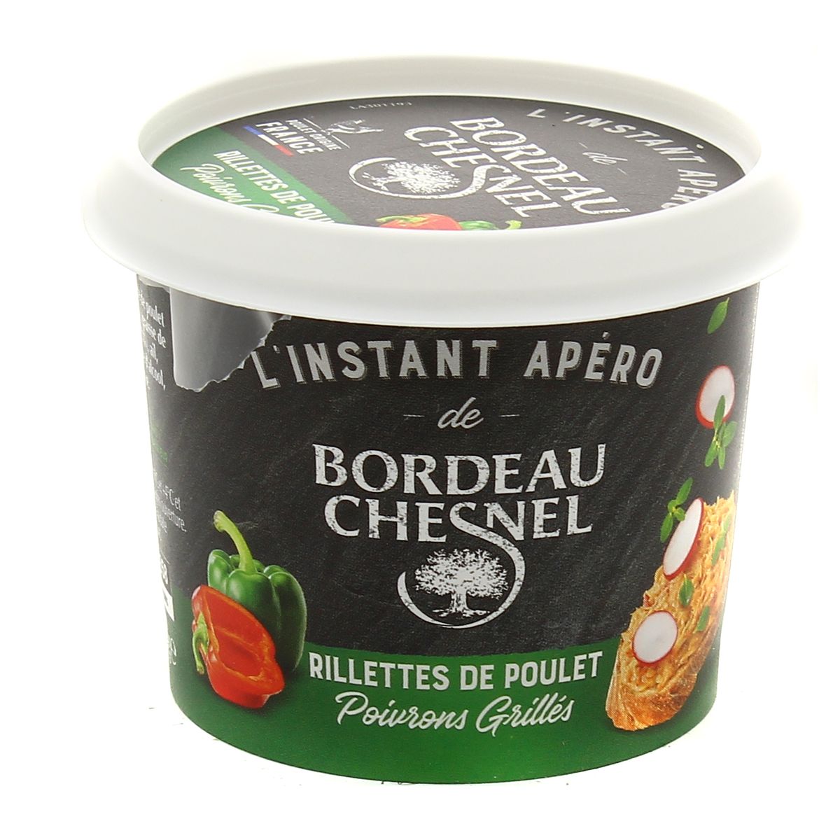 3024720022866 - Bordeau Chesnel - Rillettes de Poulet aux poivrons grillés