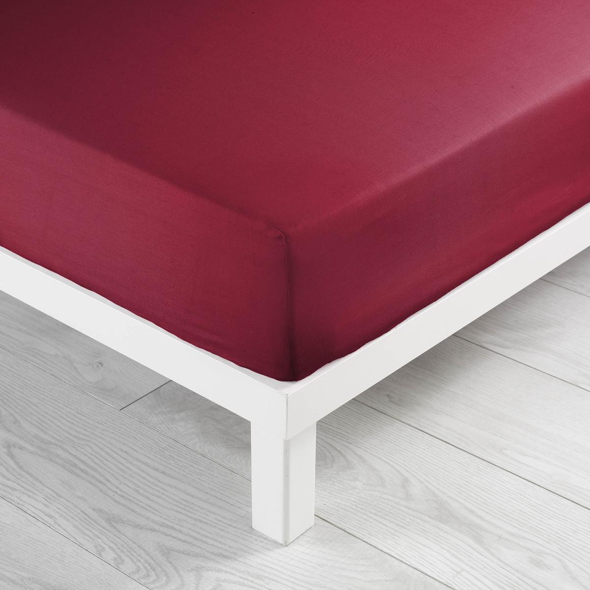 3574386406666 - Douceur D Interieur - Drap housse Rouge coquelicot