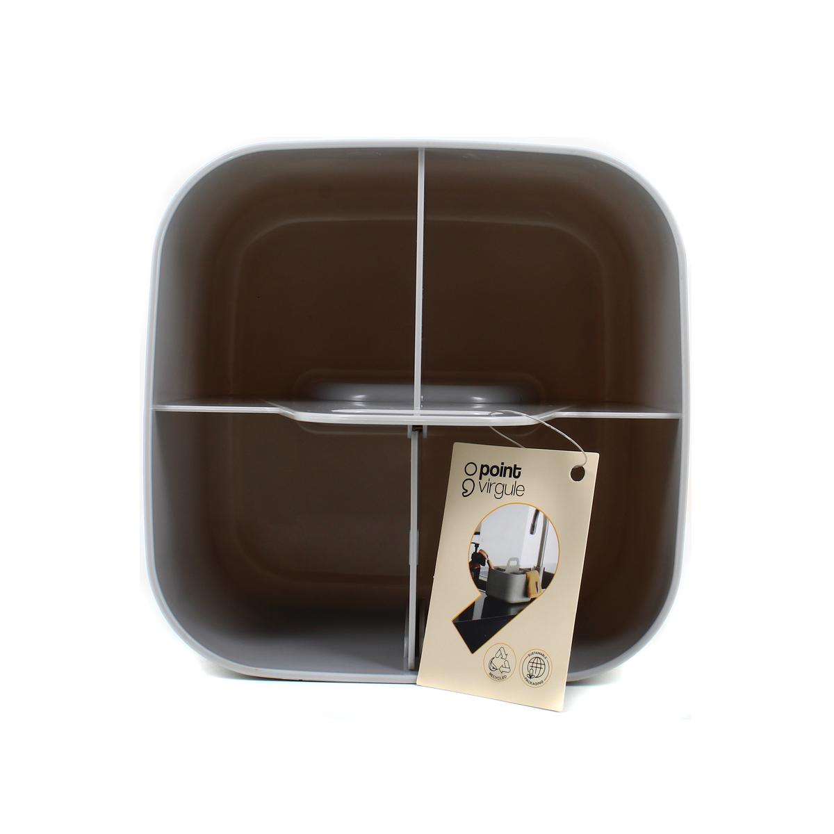 5404035710067 - Point virgule - Organiseur universel en plastique 100% recyclé beige