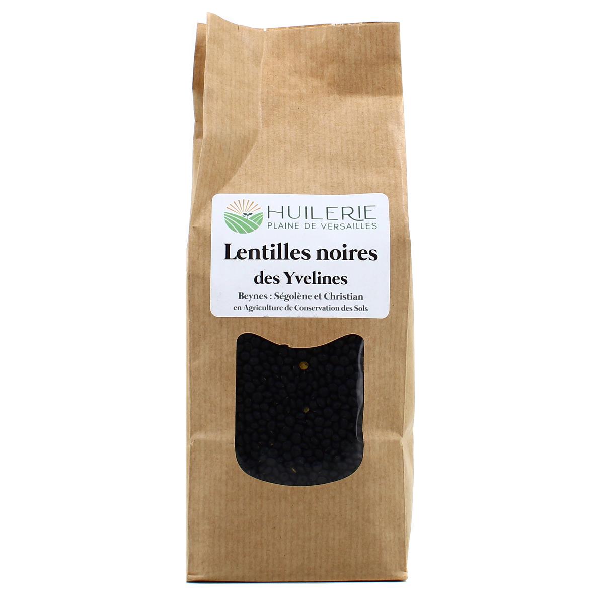 3760312330567 - Huilerie Plaine de Versailles - Lentilles Noires cultivées dans les Yvelines