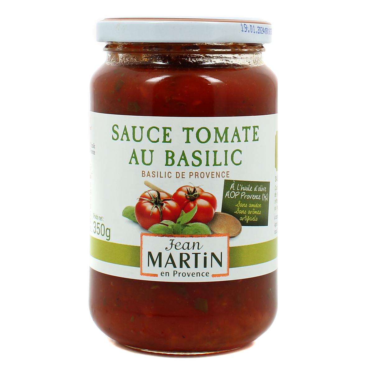 Livraison à domicile Jean Martin Sauce Tomate Basilic, 350g