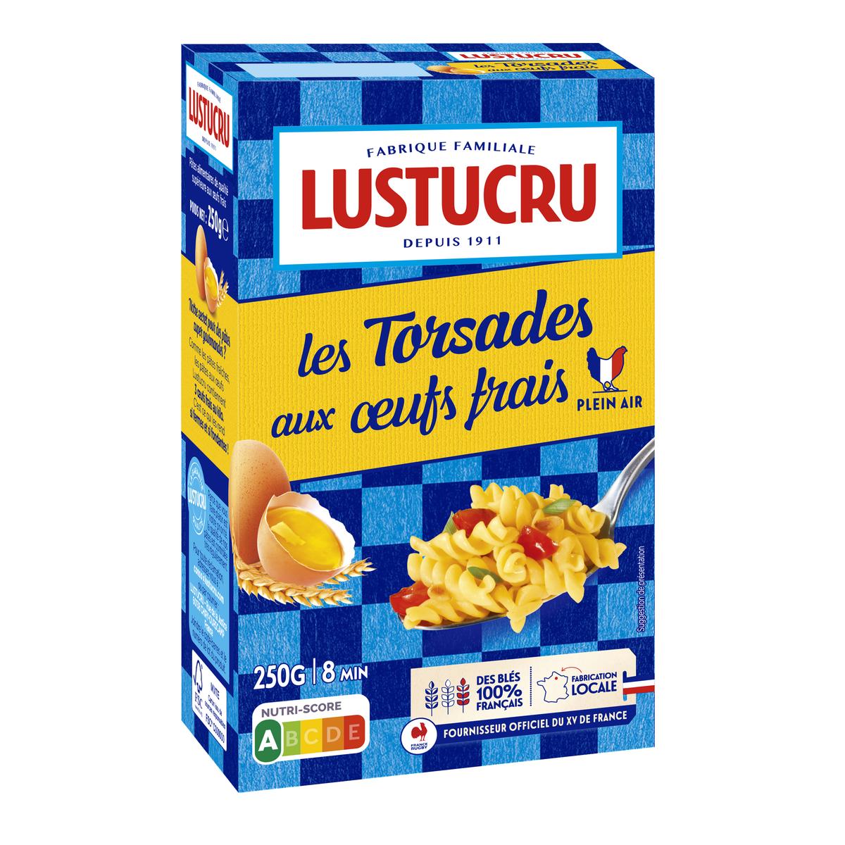 3073190101267 - Lustucru - Pâtes Torsades aux Oeufs Frais