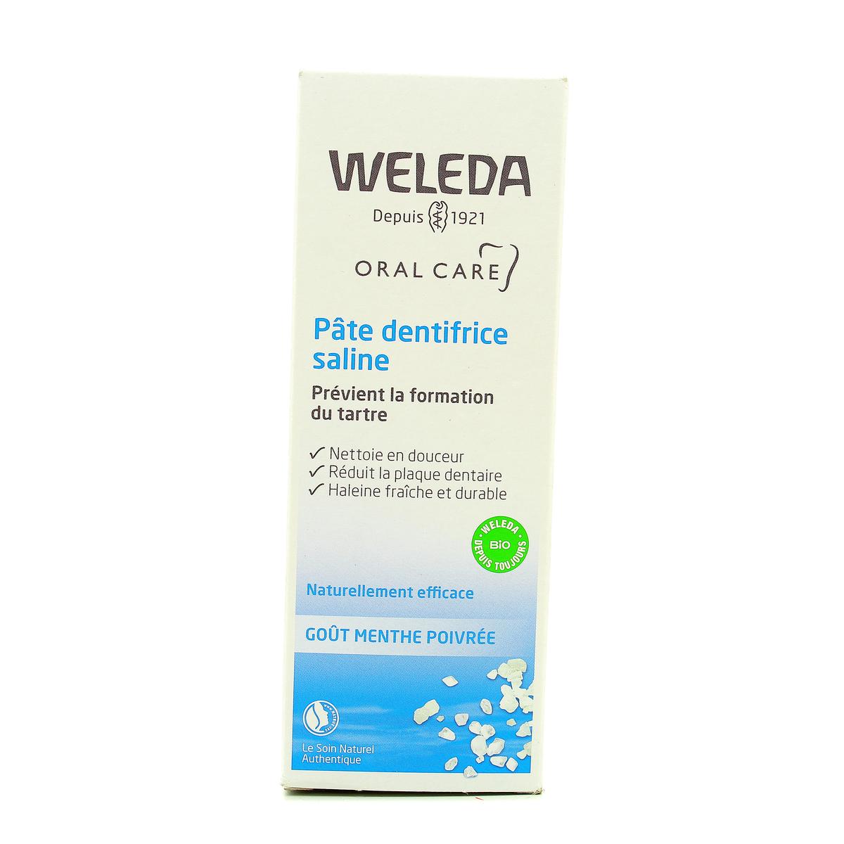 3596206351567 - Weleda - Dentifrice en tube saline