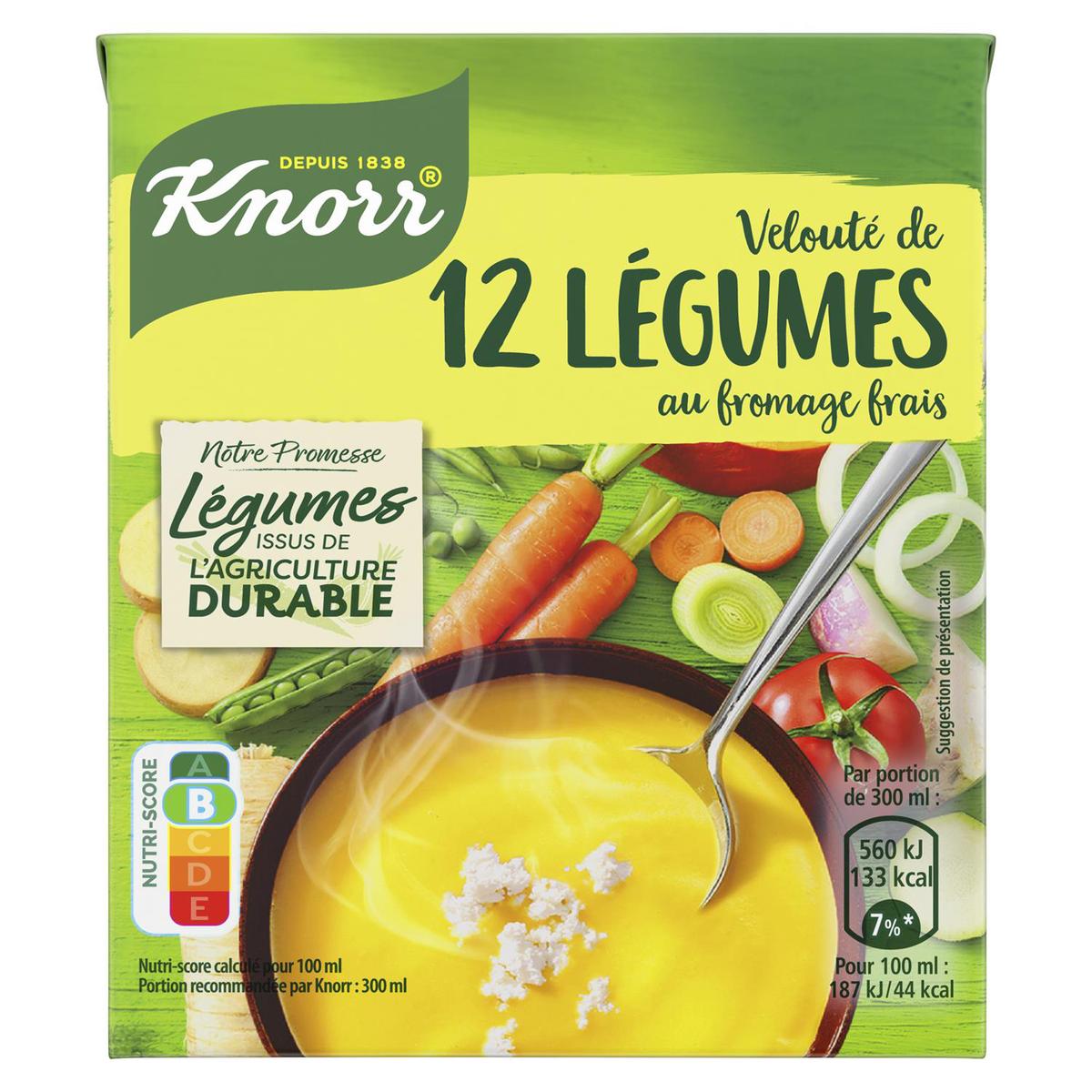 Soupe Velouté de 12 Légumes au Fromage Frais