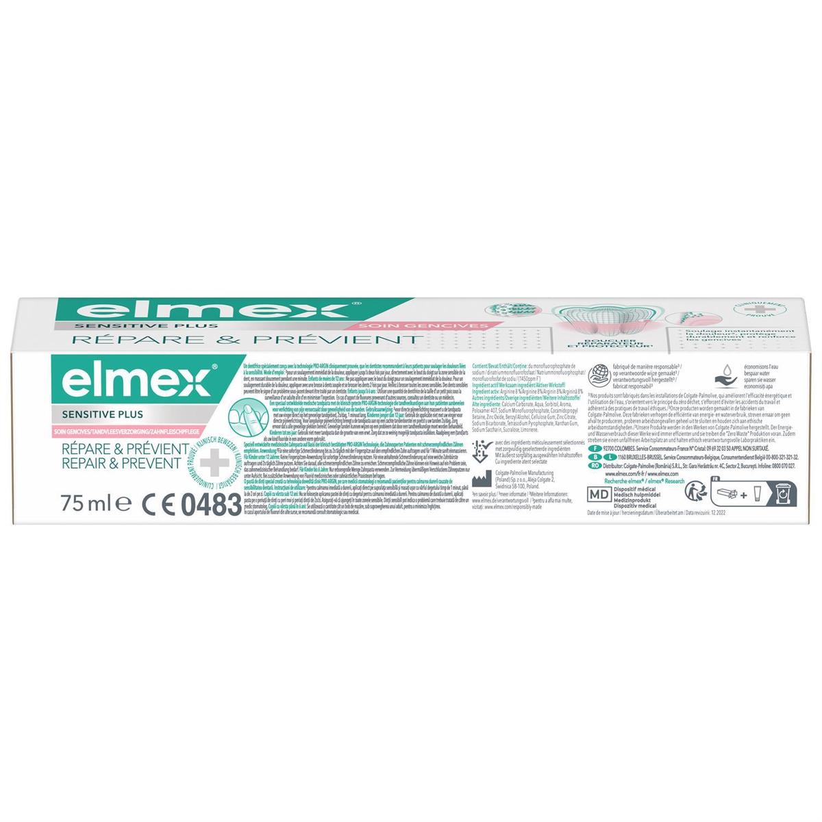 8718951623767 - Elmex - Dentifrice sensitive répare