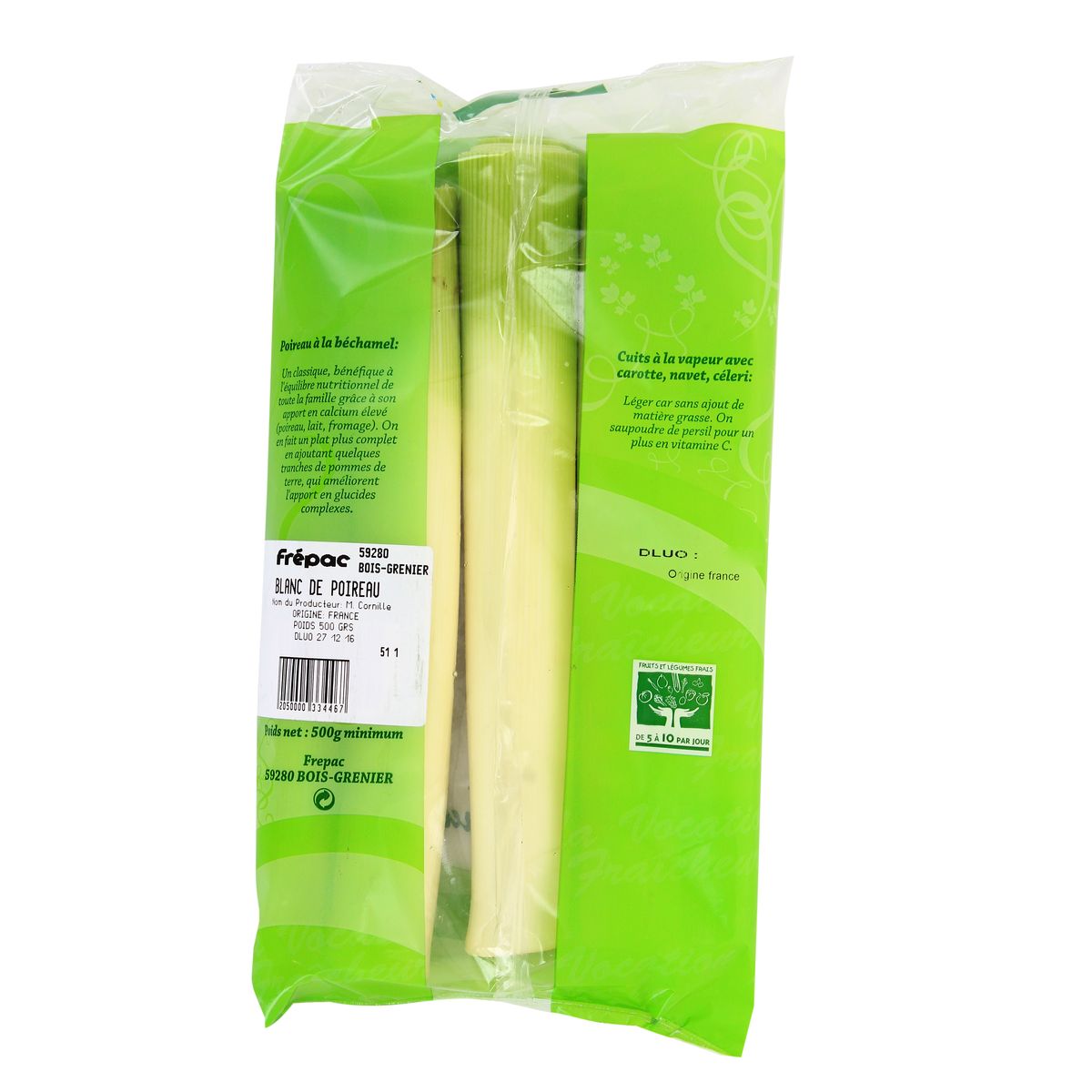 Livraison A Domicile Blanc De Poireau Flowpack Sachet De 500g