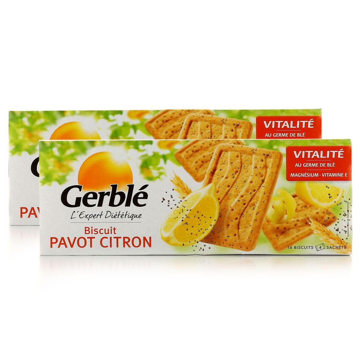 Achat Vente Promotion Gerble Biscuit Pavot Et Citron Lot De 2x0g