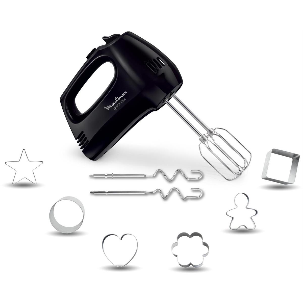 Achat Vente Moulinex Batteur Quick mix + 6 emporte pièces Batteur Moulinex Quick mix 300 W | Moulinex, Batteur, Fouets