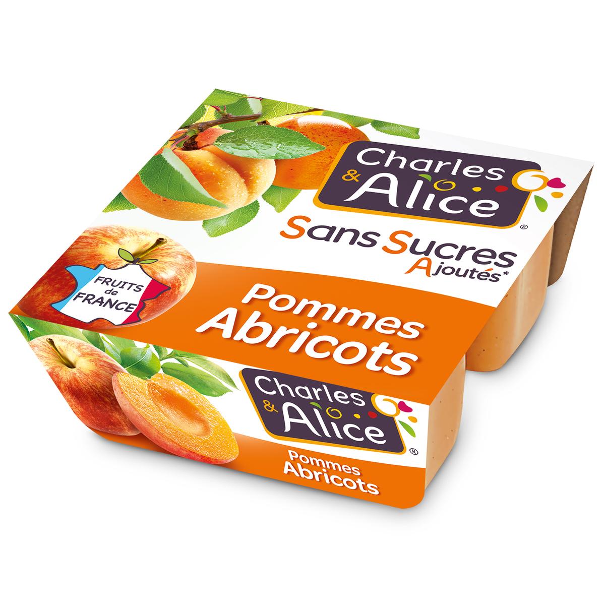3297760097167 - Charles et Alice - Pomme abricot sans sucre ajouté