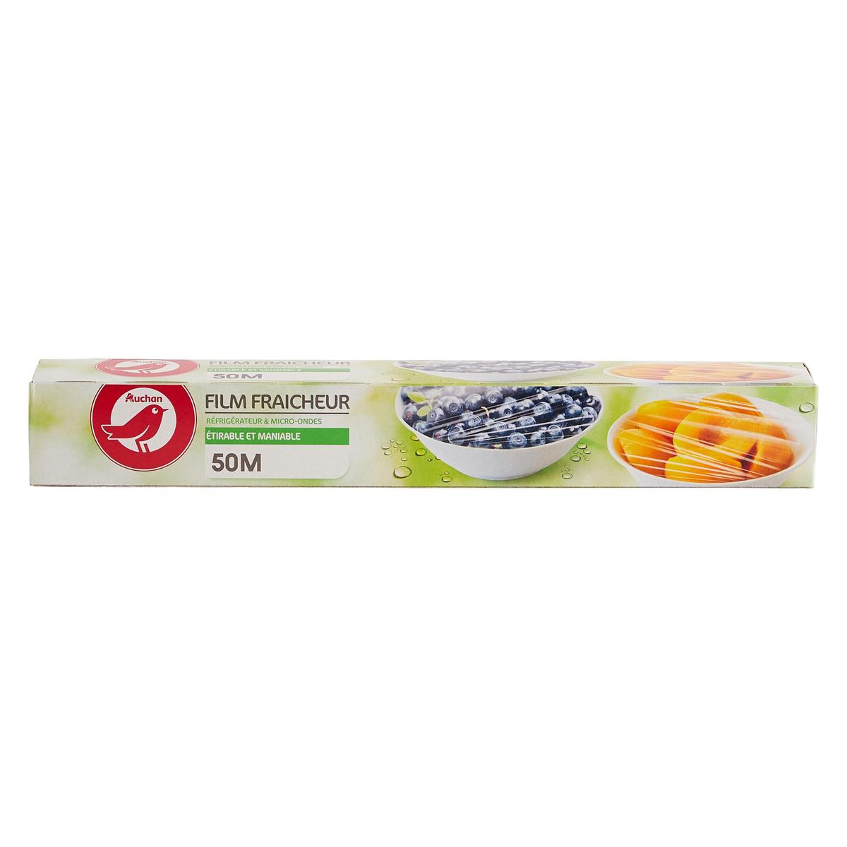 3245678158067 - Auchan - Film fraîcheur étirable et adhérent 50m