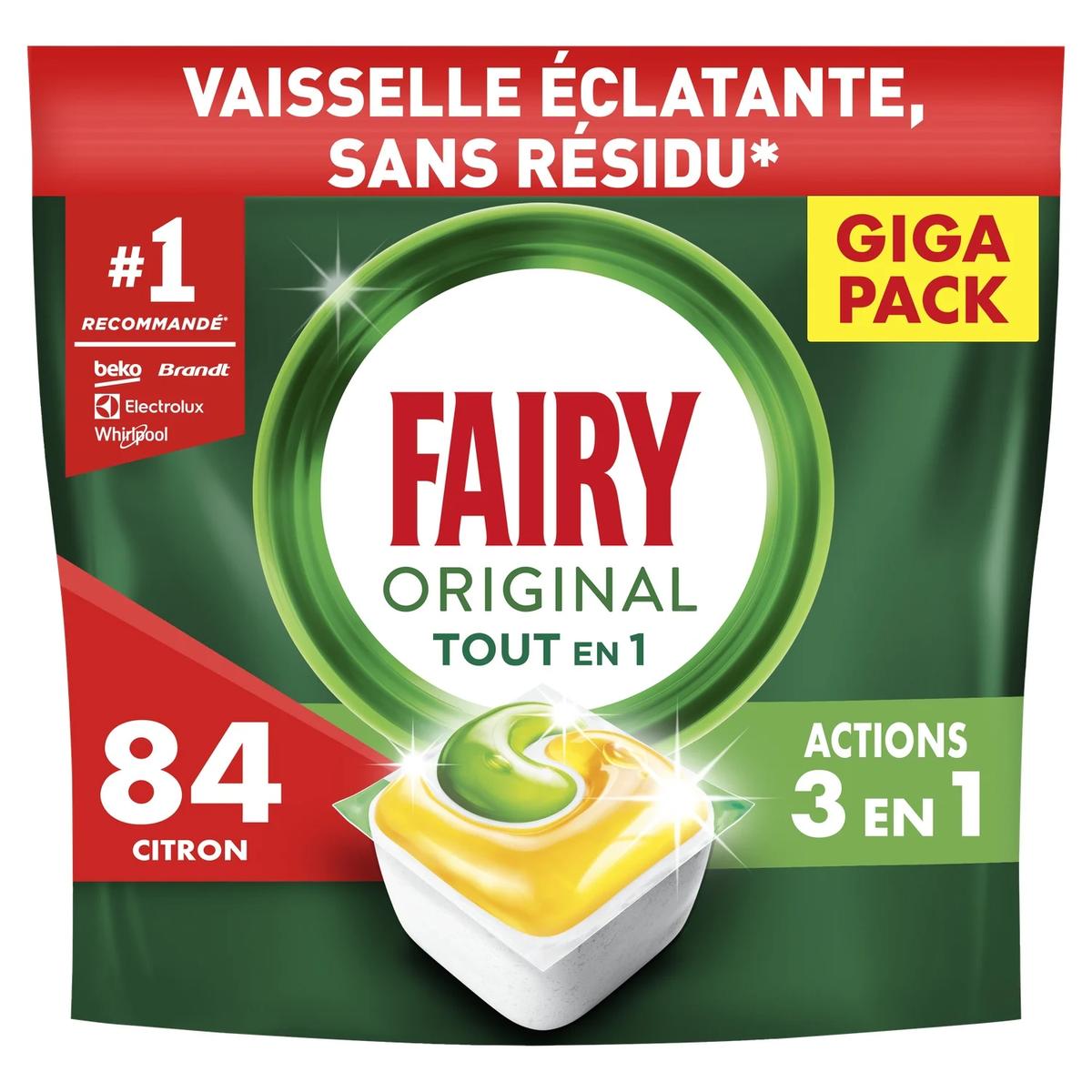 8700216759267 - FAIRY - Tablette lave-Vaisselle Original Tout en 1 Citron