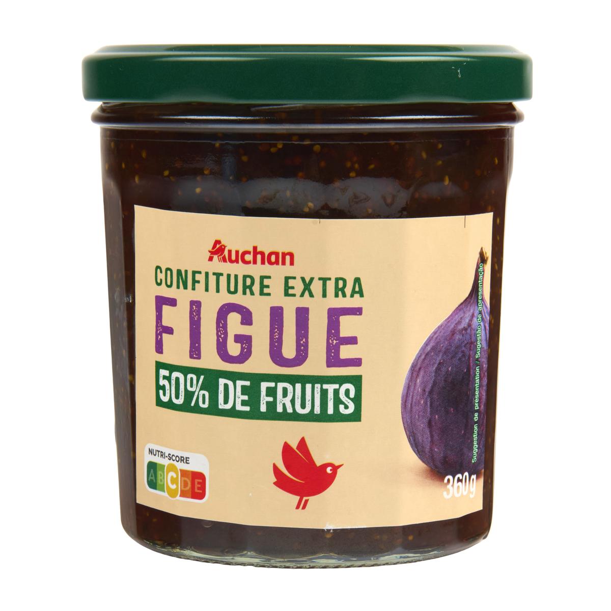 3596710549467 - Auchan - Confiture extra de figue 50% de fruits