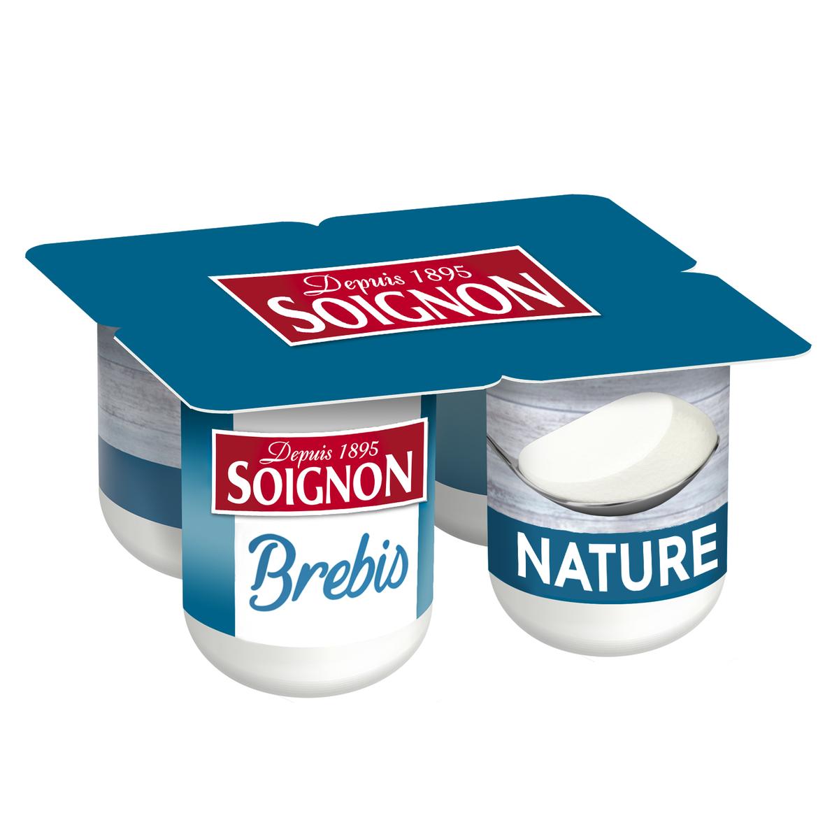 3523230039567 - Soignon - Yaourt Brebis nature