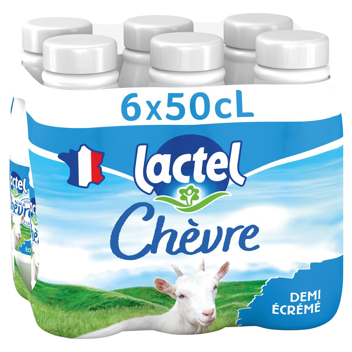 3428273140068 - Lactel - Lait chèvre demi-écrémé 1,5% mg