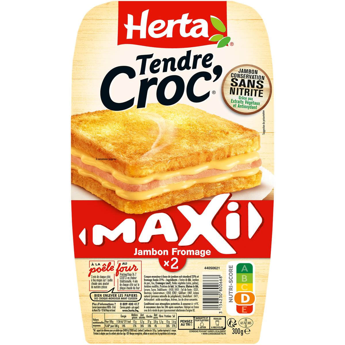 3154230800668 - Herta - Maxi Croque-Monsieurs Jambon Fromage