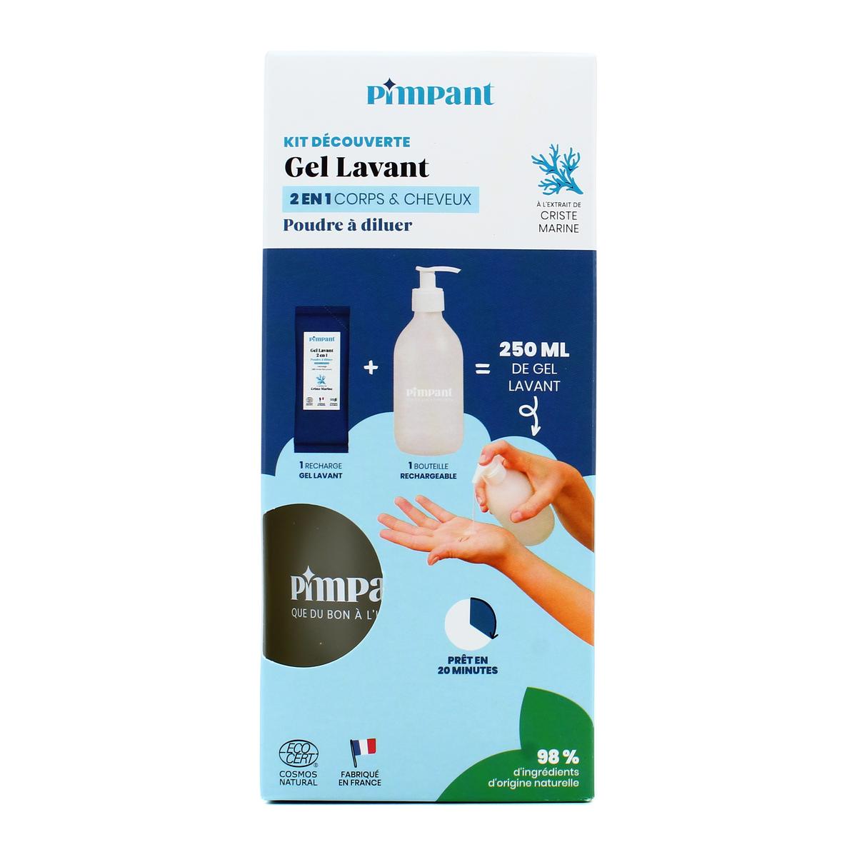 3760349451068 - Pimpant - Gel douche 2 en 1 homme Kit Découverte