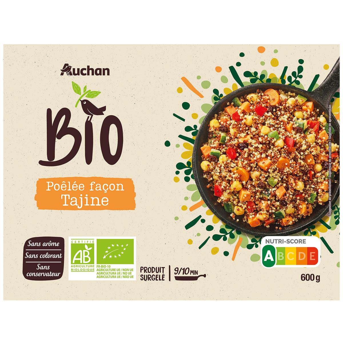3596710461868 - Auchan BIO - Poêlée bio façon tajine