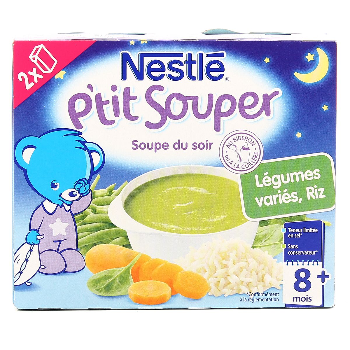 Acheter Nestle P Tit Souper Legumes Varies Riz Des 8 Mois 2x25cl