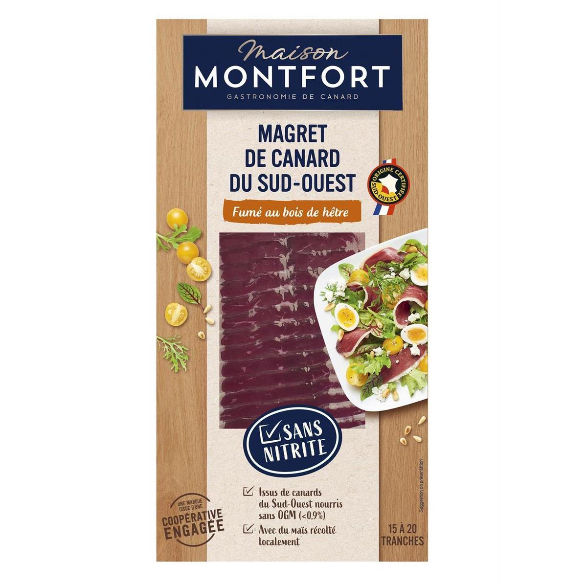 3104544012868 - Montfort - Magret de Canard Fumé Séché