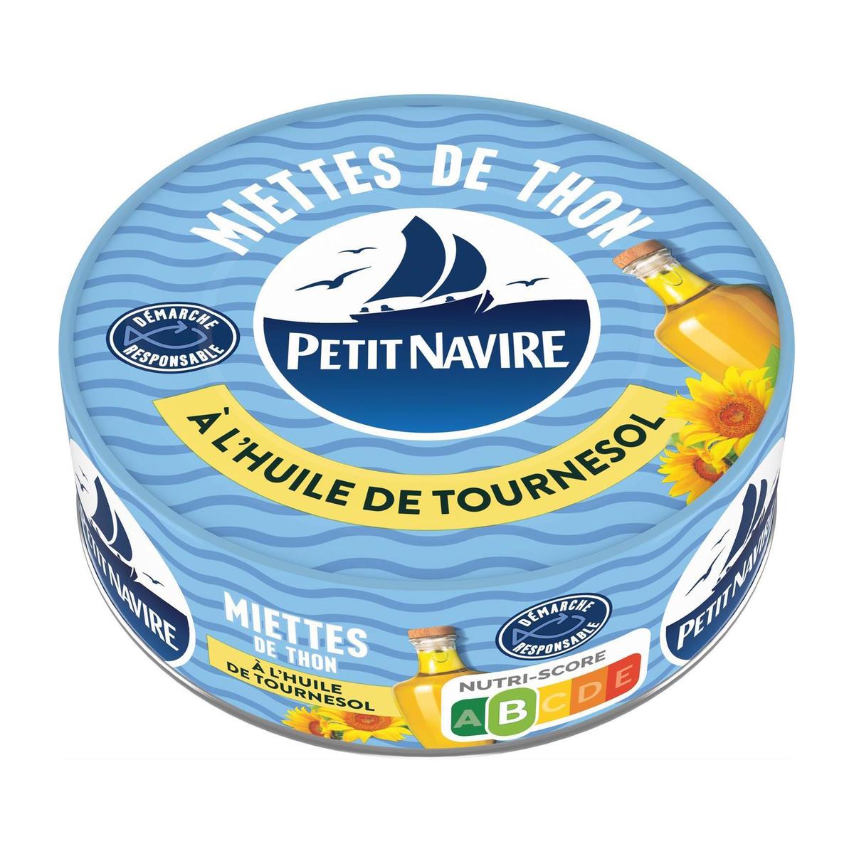3019089044468 - Petit Navire - Miettes de Thon à l'Huile de Tournesol