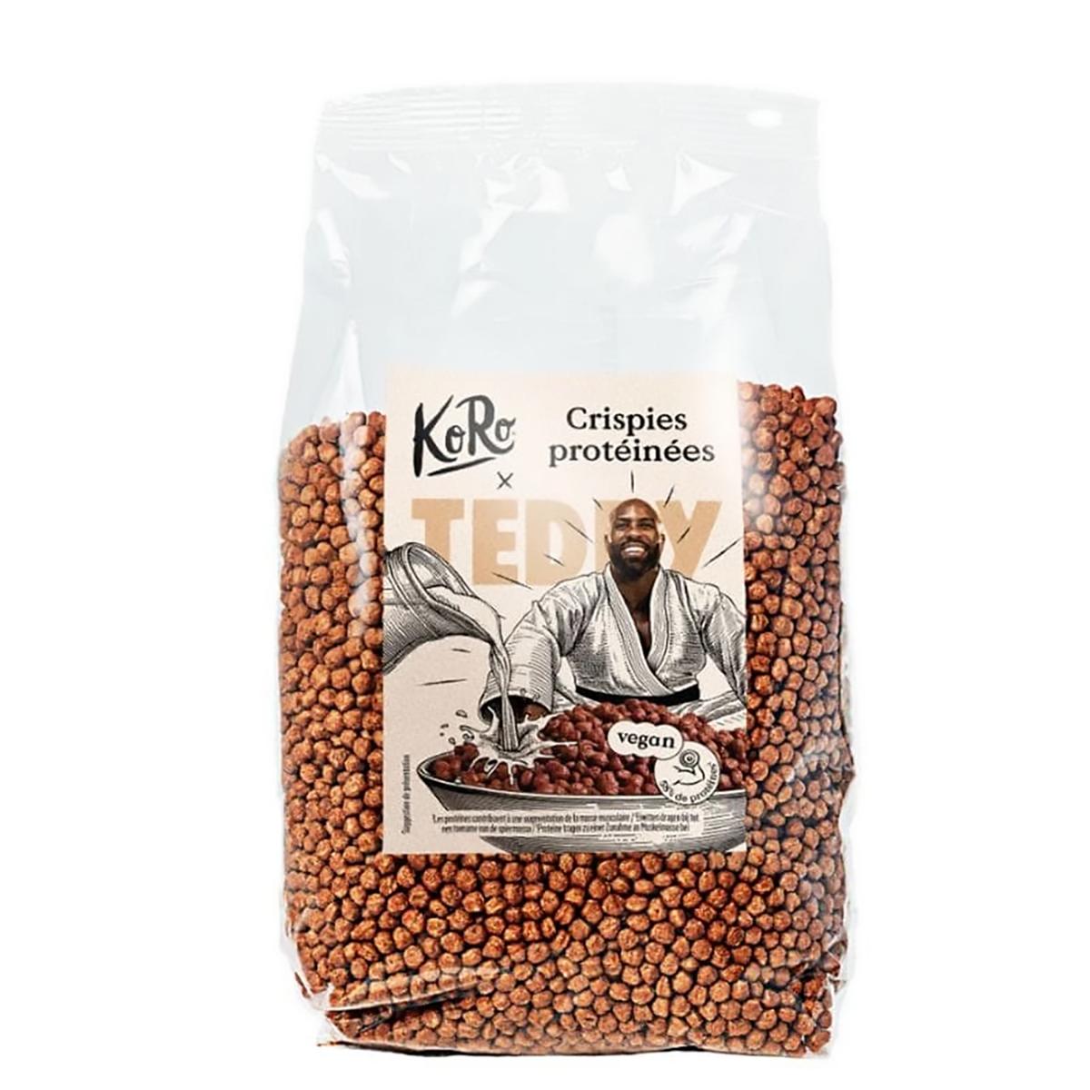 4255582814668 - Koro - Crispies Protéinées au cacao - Teddy Riner