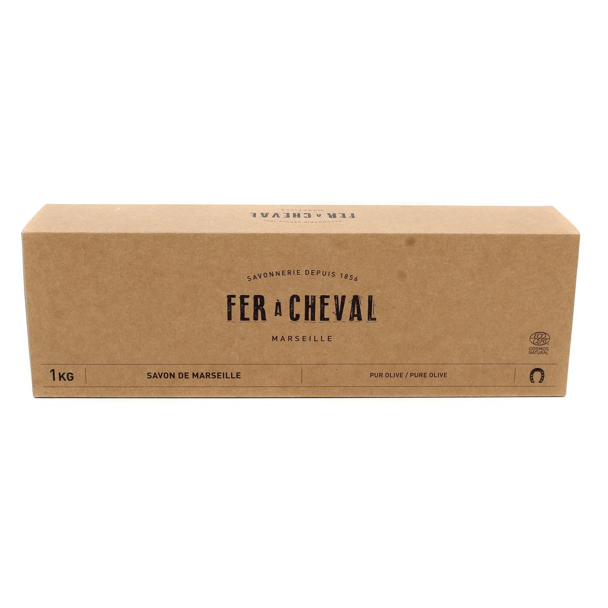3519590214768 - Fer à Cheval - Savon de Marseille Barre Pur Olive 1kg Tranchée